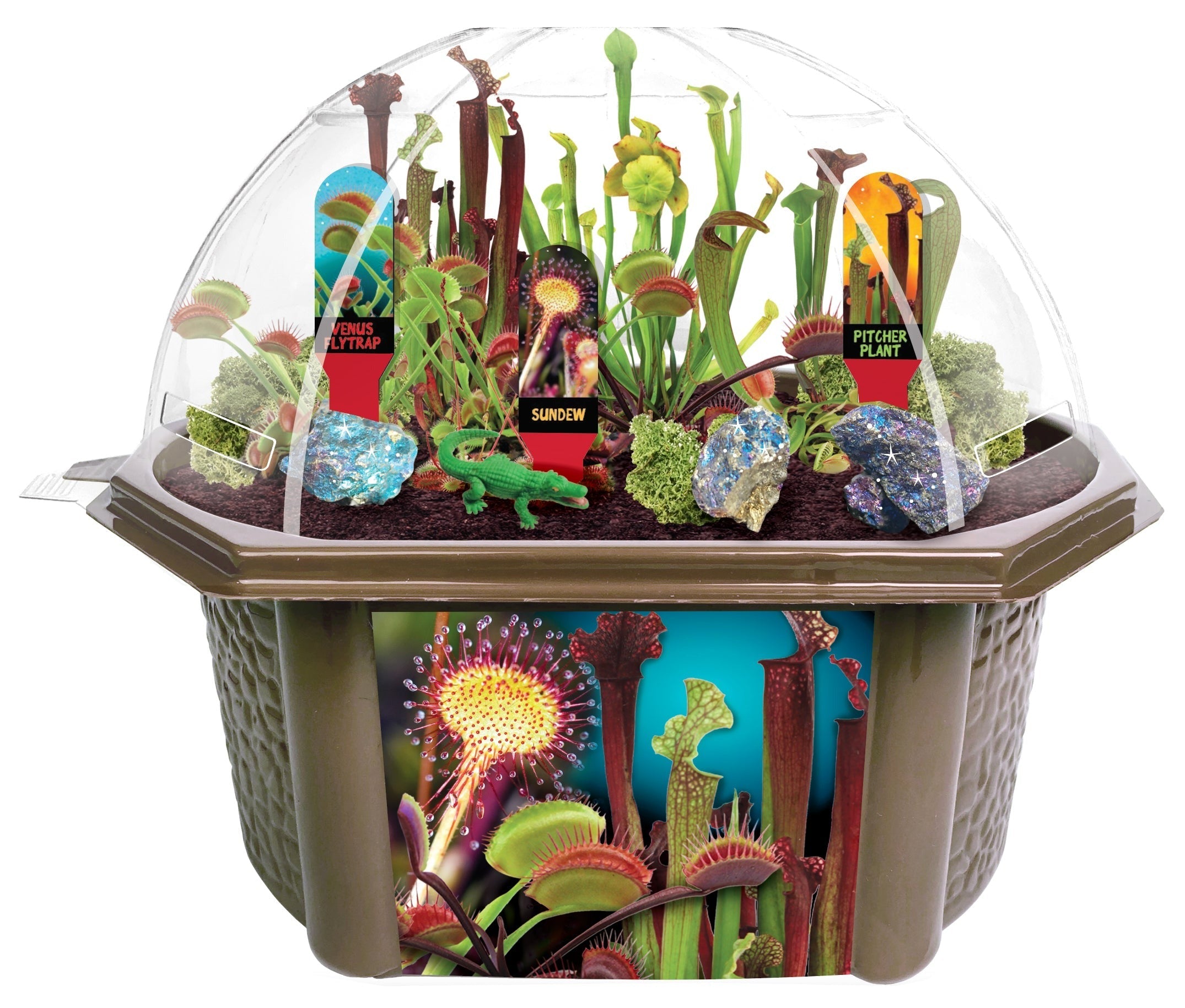 Unique Gardener Biosphere Terrarium Kit - Culinary Herb Collection