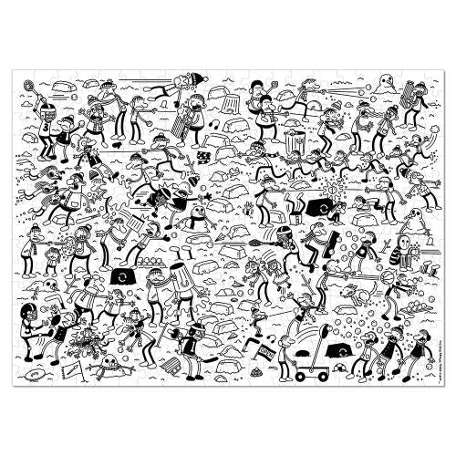 Diary of a Wimpy Kid Snowball Fight Jigsaw Puzzle - 300 pc