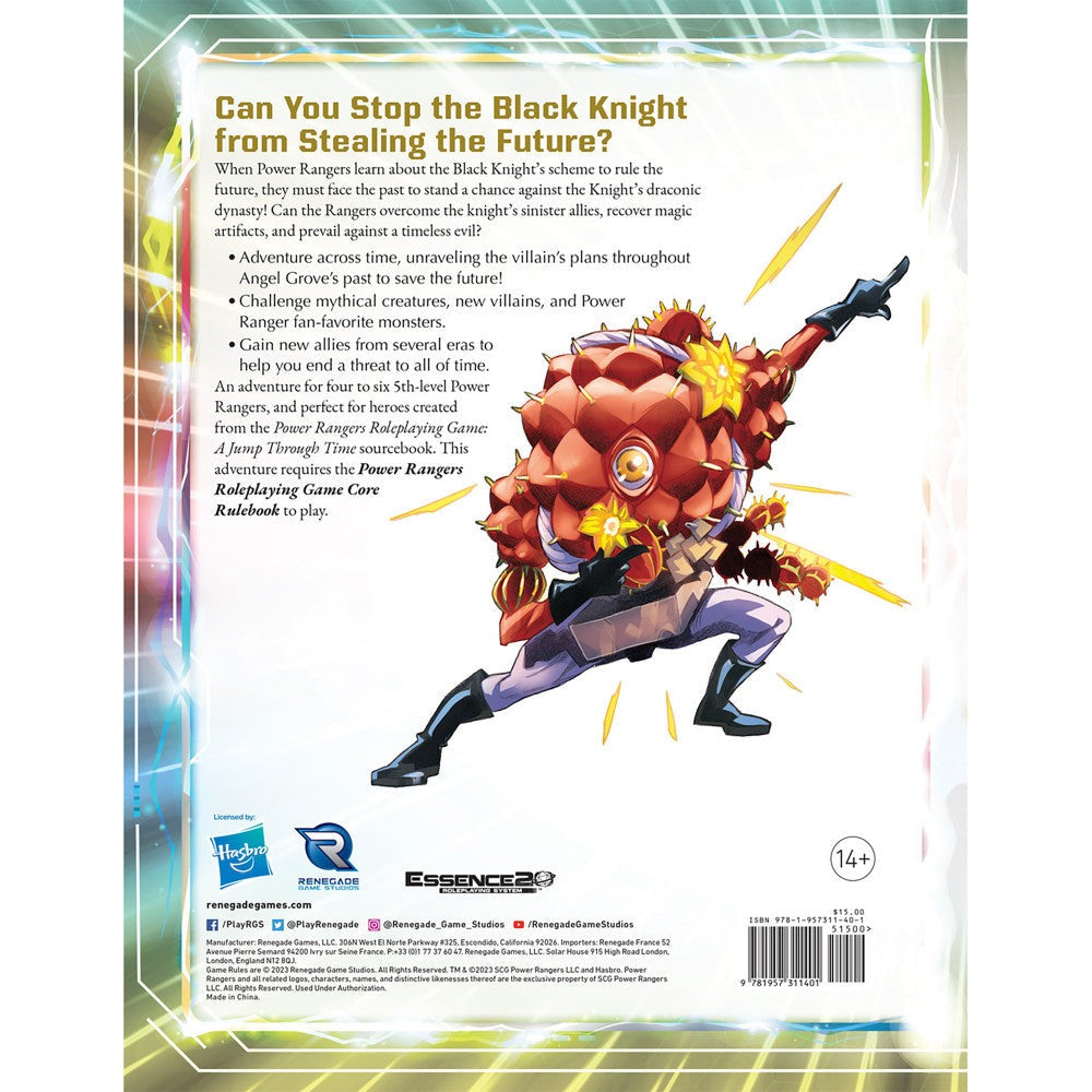 Renegade Games: Power Rangers RPG - A Time of Knight Adventure