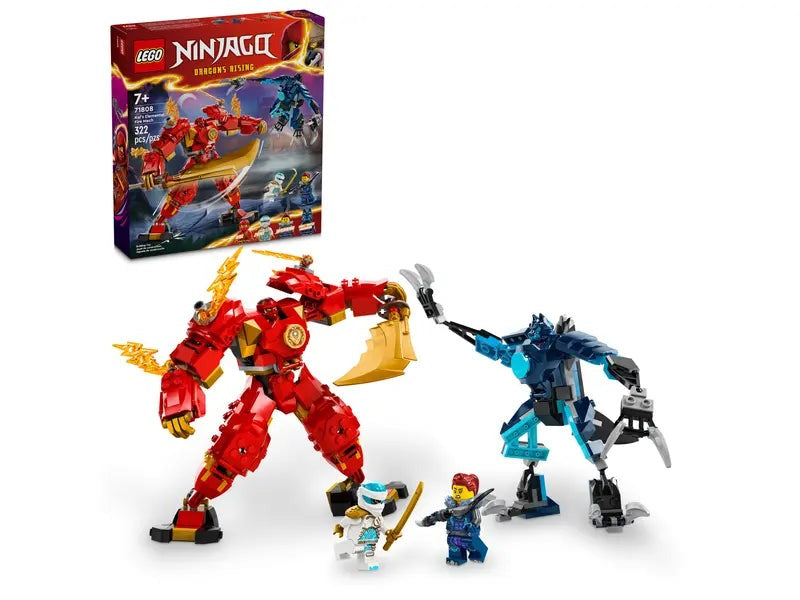 LEGO NINJAGO 322-Piece Kai's Elemental Fire Mech Toy 71808