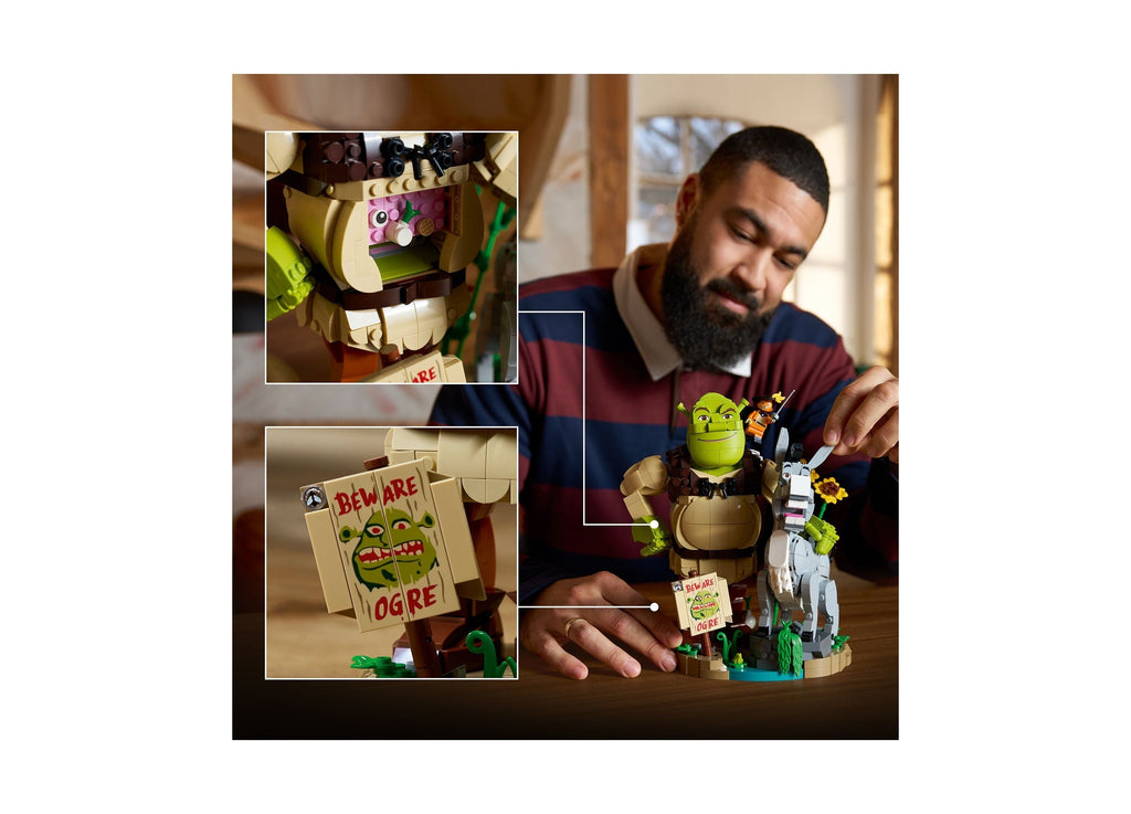 LEGO Shrek, Donkey & Puss In Boots Collector's Edition 1,403-Piece Building Set