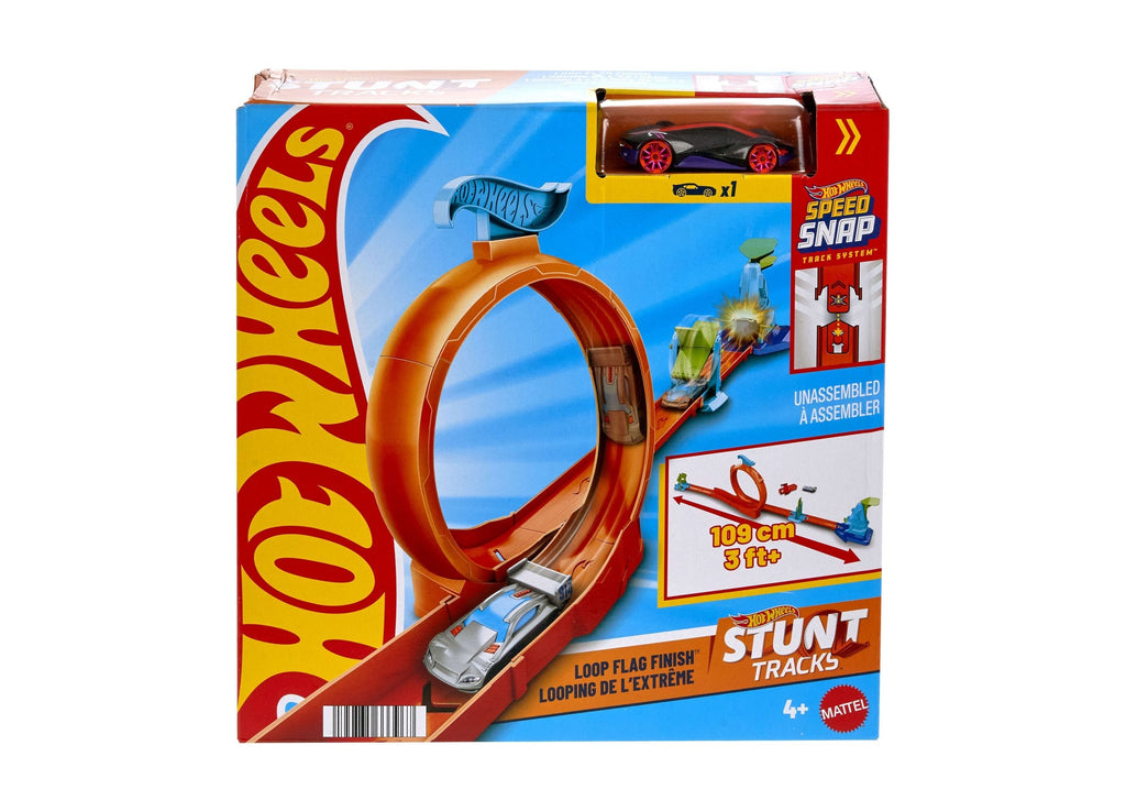 Hot Wheels Champion Track Set With Loop And Jump Challenges