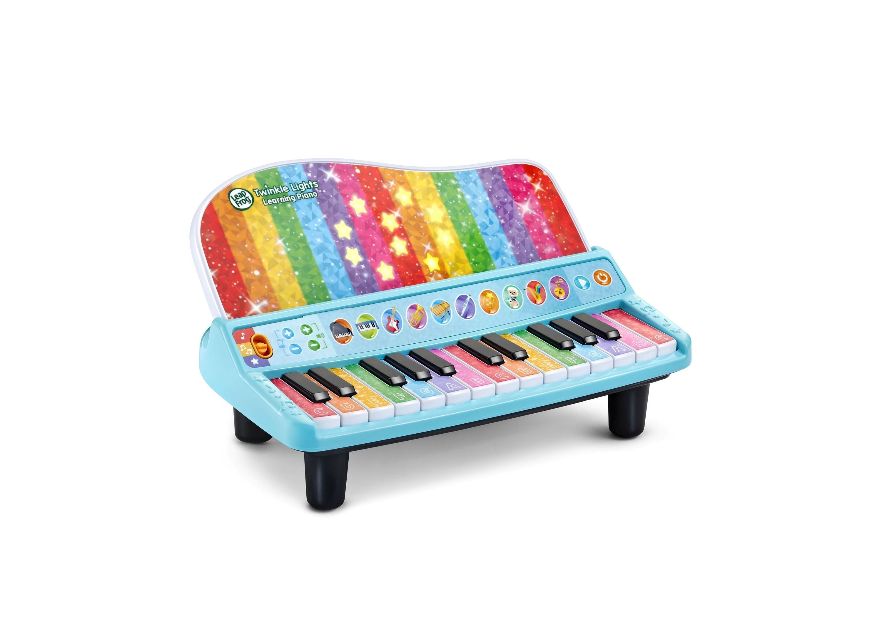 LeapFrog Twinkle Lights Learning Piano With 10 Instrument & Sound Options