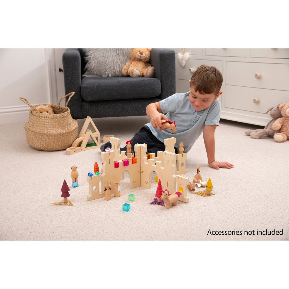 TickiT Discovery Castle Dividers - Wooden Playset