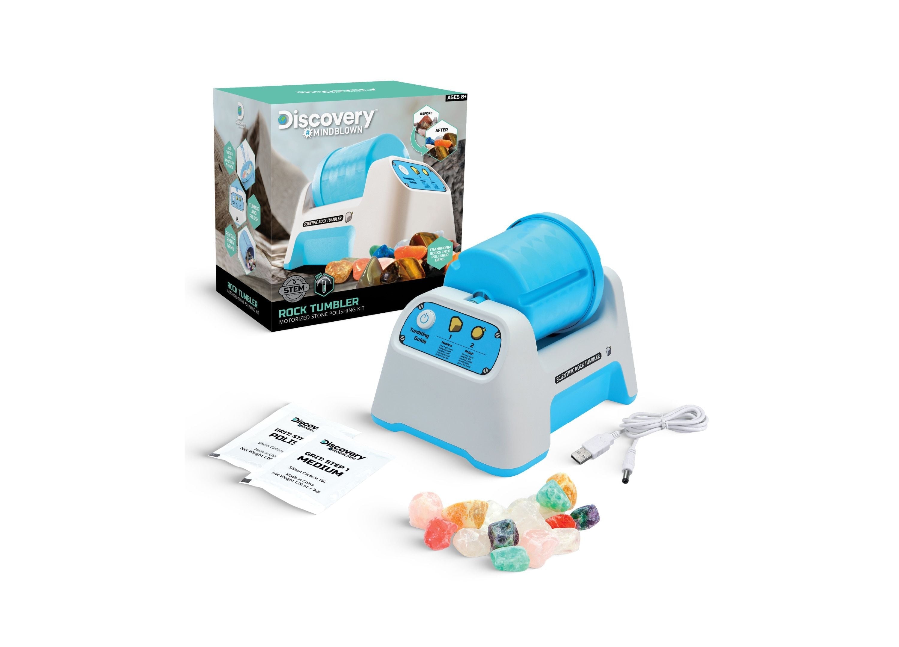 Discovery #MINDBLOWN Rock Gem Polishing Science Kit