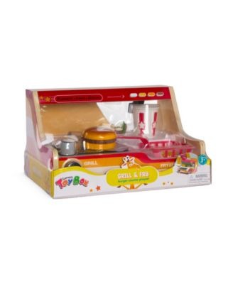 Geoffrey's Toy Box Grill Fry Burger Counter Playset