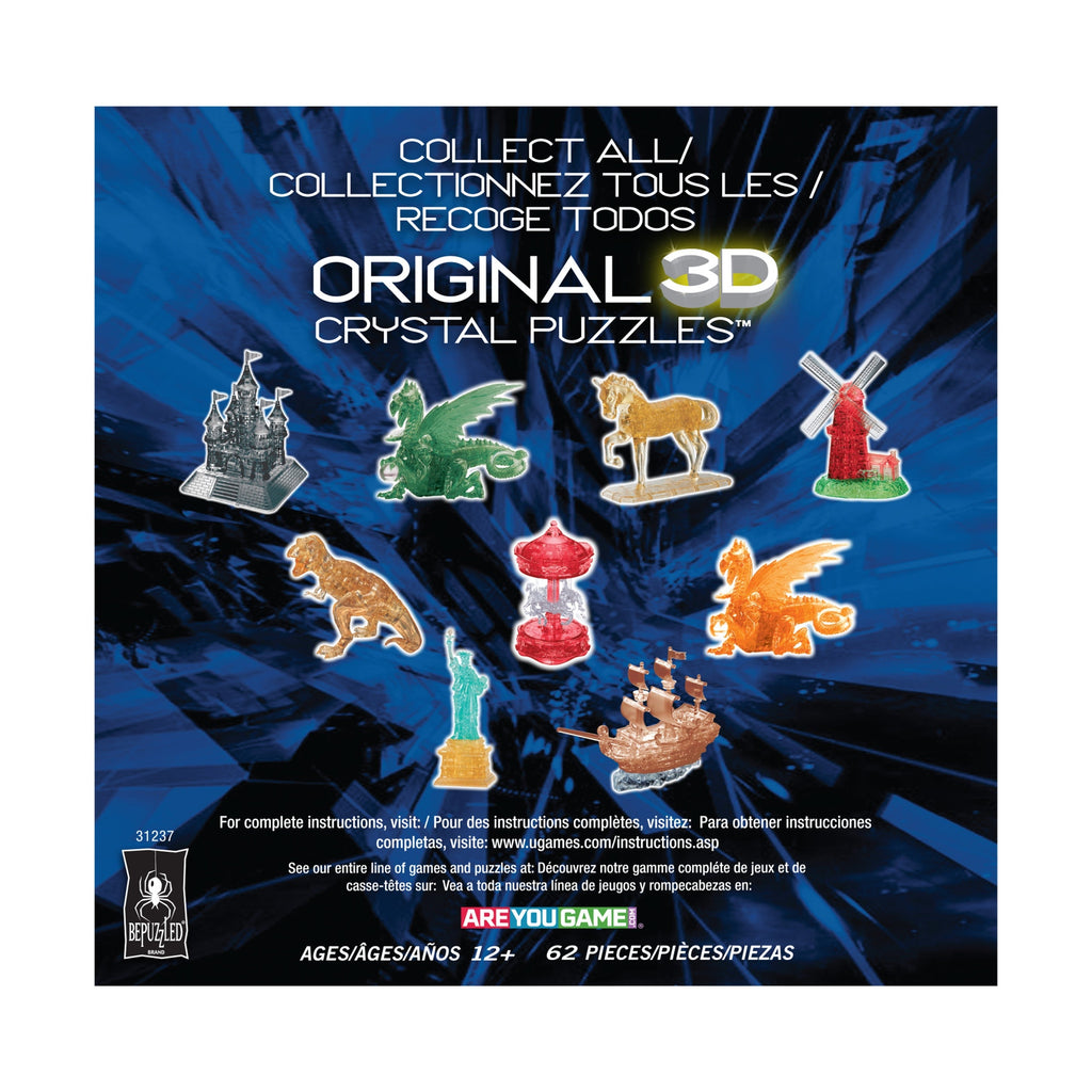 BePuzzled Majestic Eagle 3D Crystal Puzzle - 62 Pieces