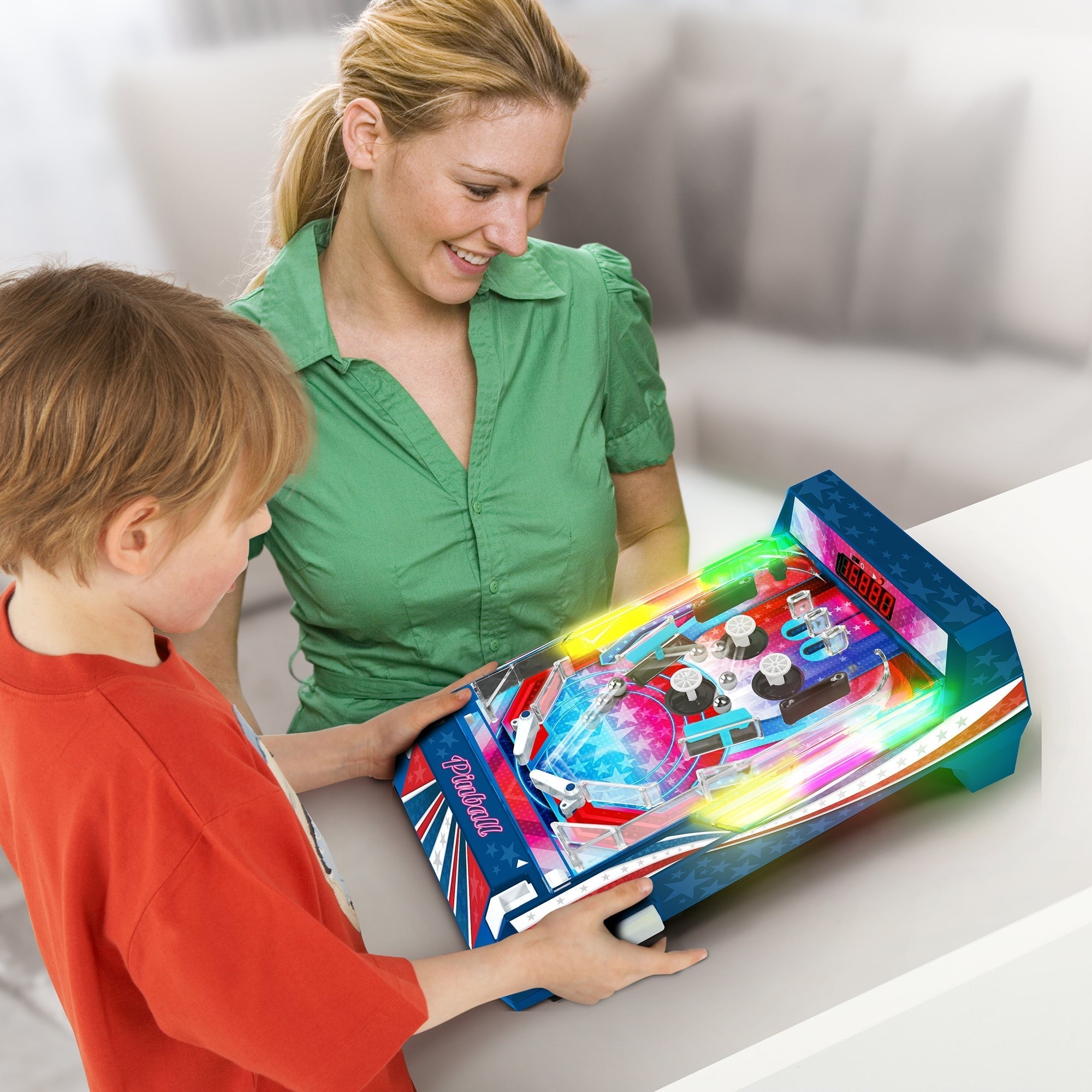 Retro Arcade Electronic Pinball Tabletop Game