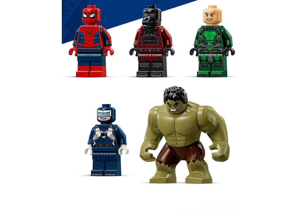 LEGO Marvel Spider-Man vs. Hulk Epic Clash Building Set, 534 Pieces