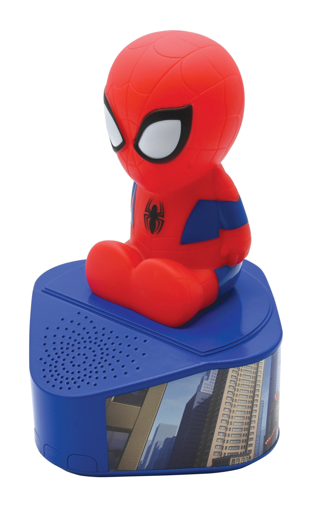 Marvel Spider-Man Illuminating Bluetooth Speaker - Light-Up Eyes - Red