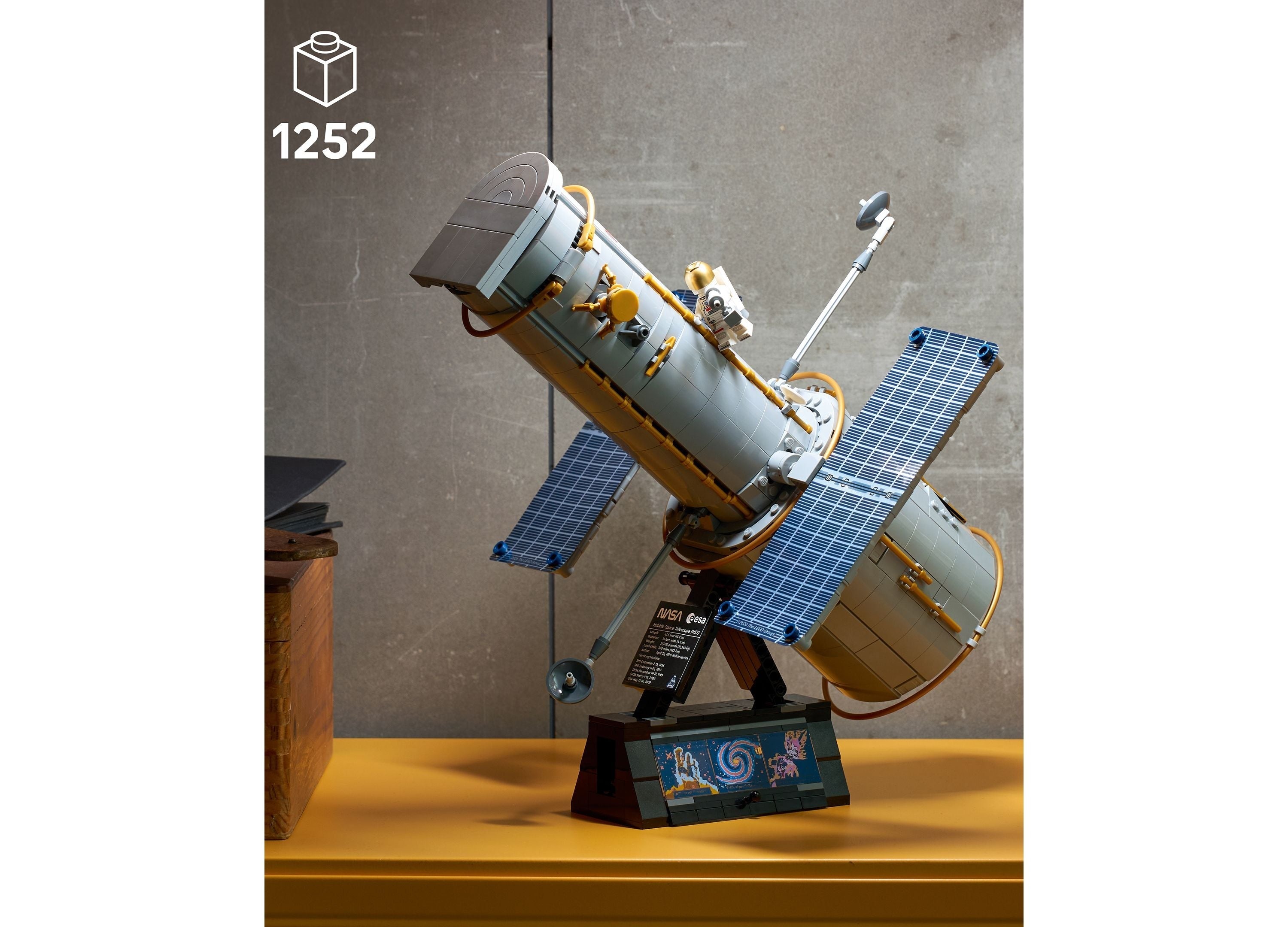 LEGO Icons Hubble Space Telescope 1,252-Piece Building Set