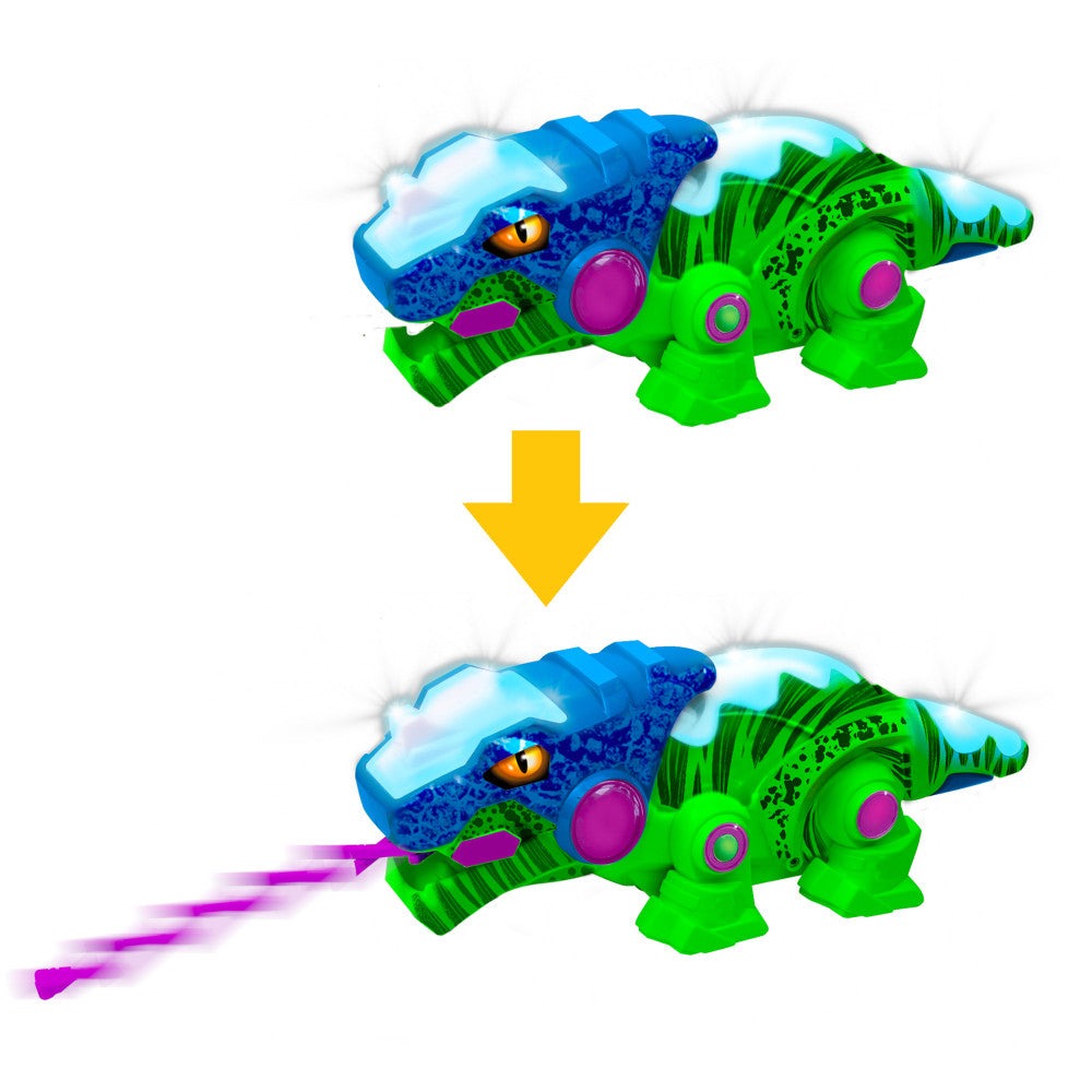 MukikiM Kool Kreepers RC-Rex - Color-Changing Dinosaur - Green & Blue