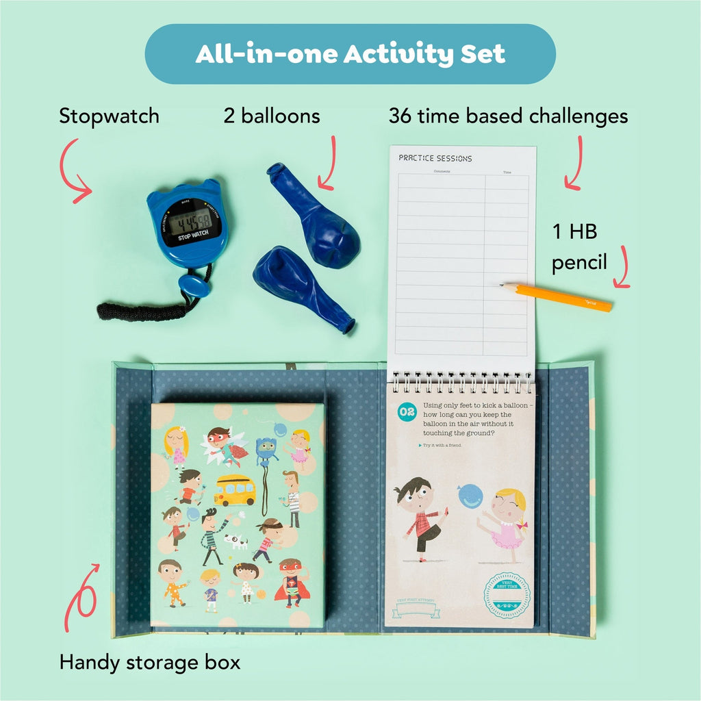 Tiger Tribe Beat the Clock Stopwatch Set - Time Challenge Game for Kids