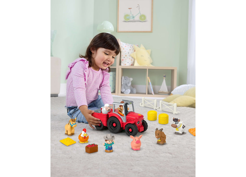 Fisher-Price Little People Caring Fun Animal Tractor Playset Ages 1+