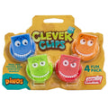 Junior Learning Dino Clever Clips - 4pc Magnetic Fun Pack
