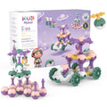 KUB Planet Cosmic Soft 55-Piece Magnetic Building Set - STEM Construction Toy