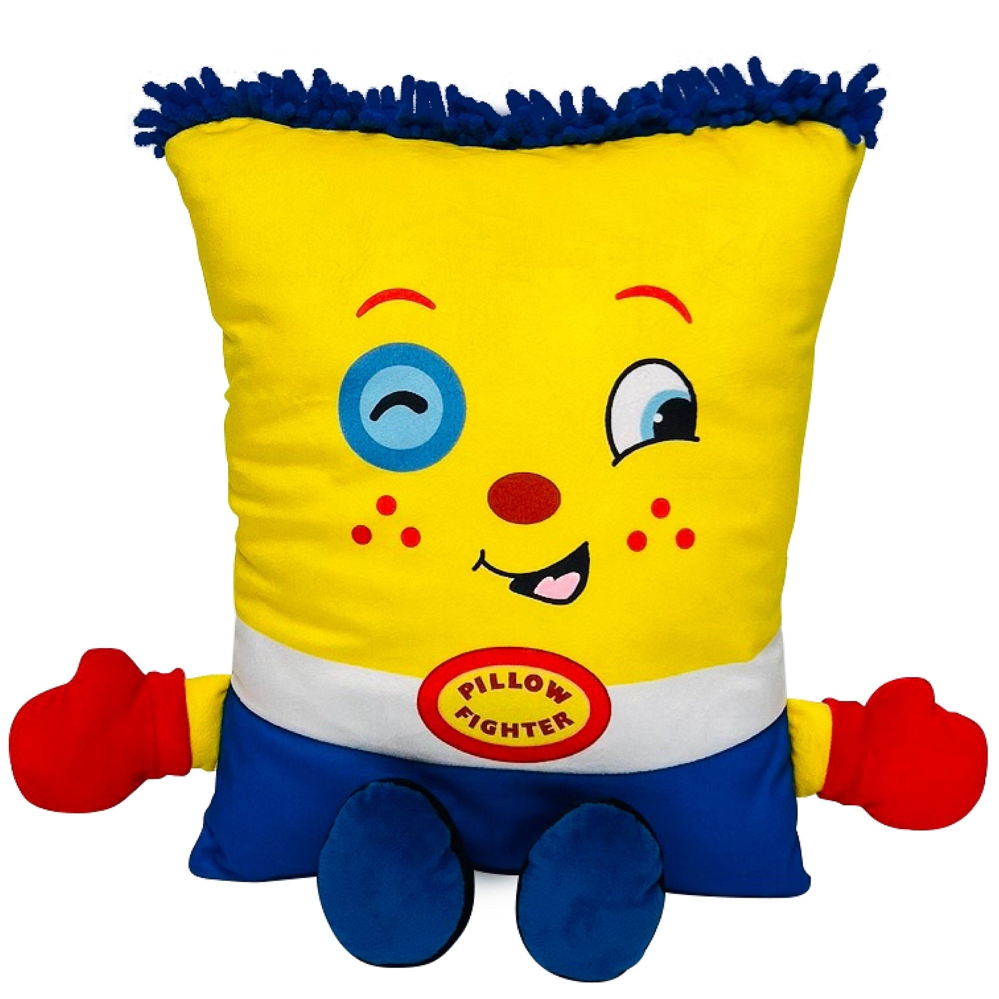 Pillow People Fighter Plush – 2-In-1 Cozy Toy & Pillow, Retro Fun