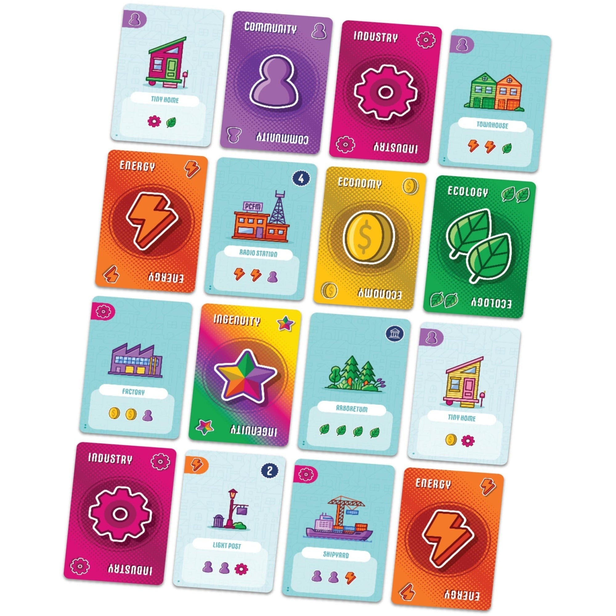 Point City - AEG Family Card Drafting and City Building Game