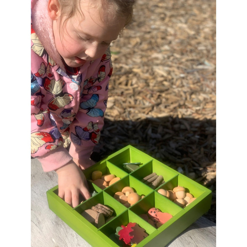 The Freckled Frog Nature's Sorting Box - 90 Piece Woodland Theme