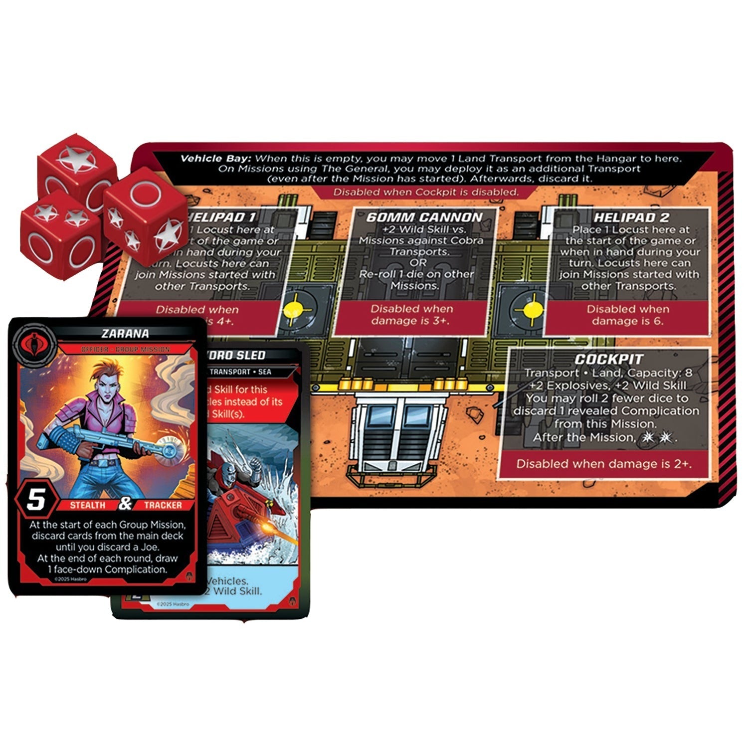 G.I. JOE The Crimson Veil Expansion Deck-Building Game