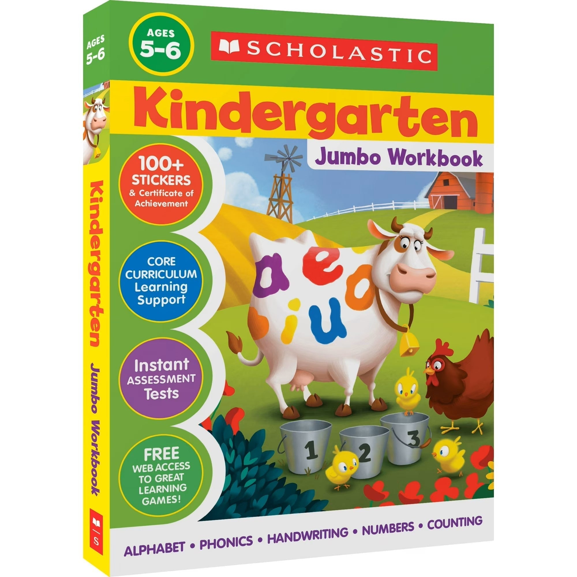 Scholastic Kindergarten Jumbo Workbook - Essential Early Learning