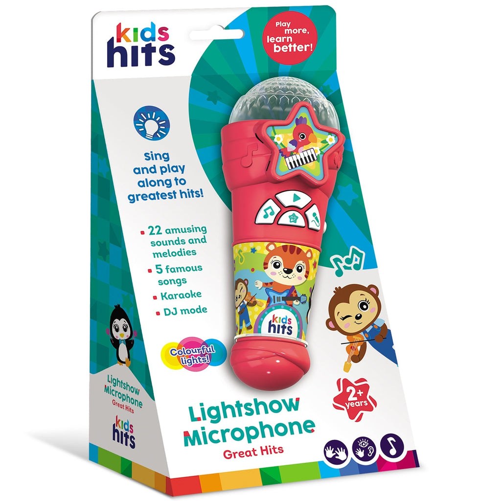 Kids Hits Light Show Microphone With Karaoke And DJ Modes