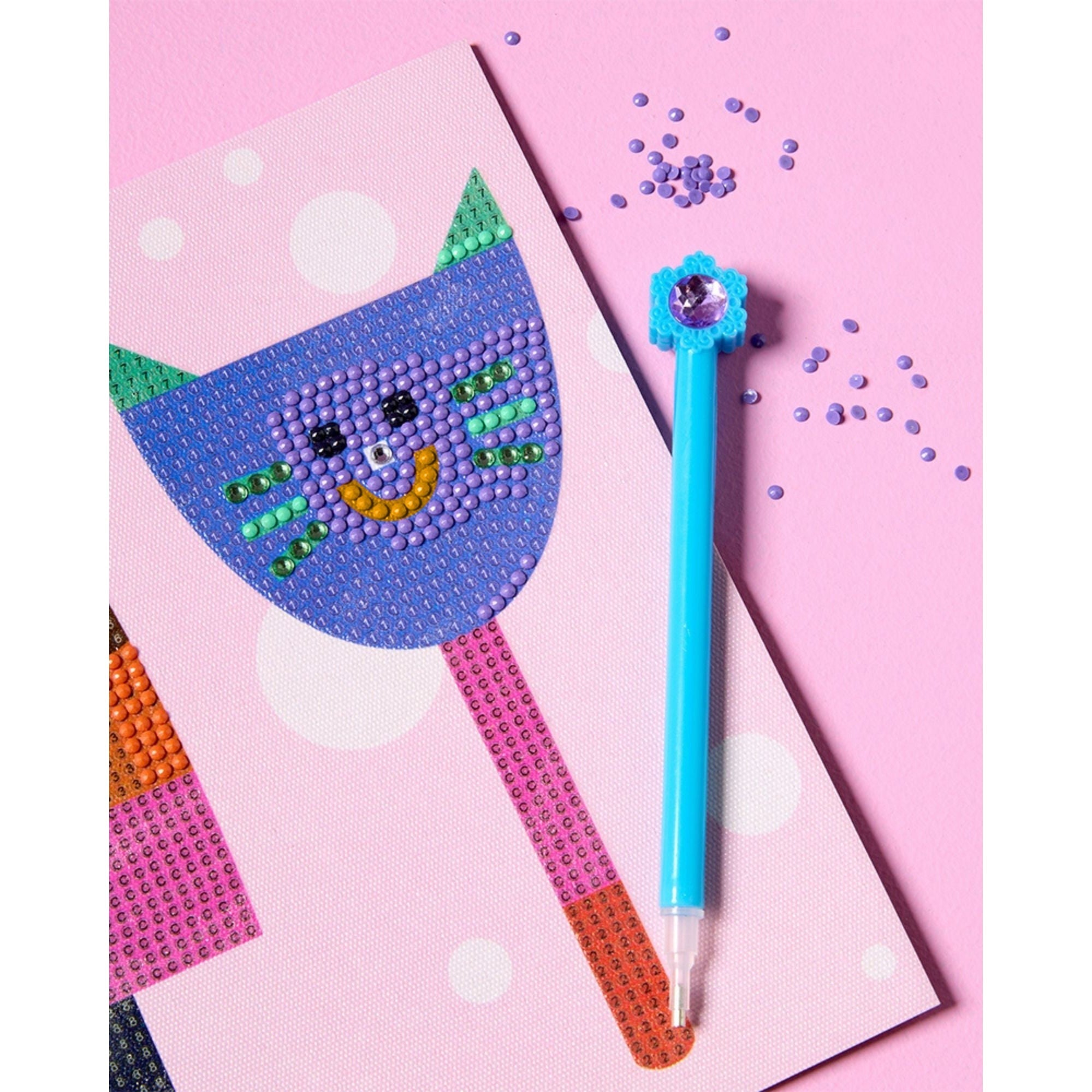Journey Of Something Sparkle Art Ice Cream Crystal Craft Kit - Over 2,000 Pieces