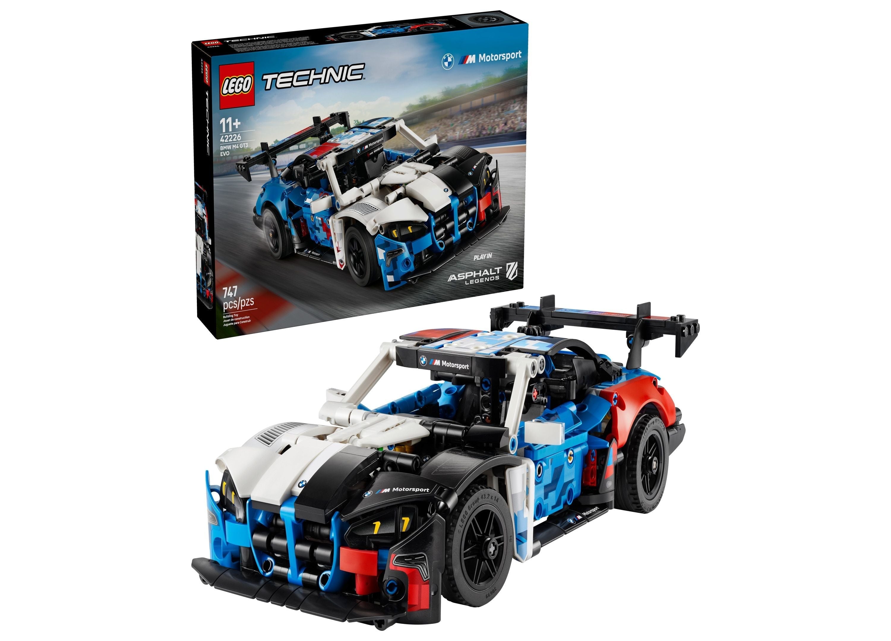 LEGO® Technic BMW M4 GT3 EVO Race Car Building Set, 42226