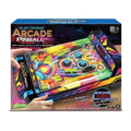 Neon Series Electronic Arcade Pinball Game with LED Lights and Vibrating Bumpers