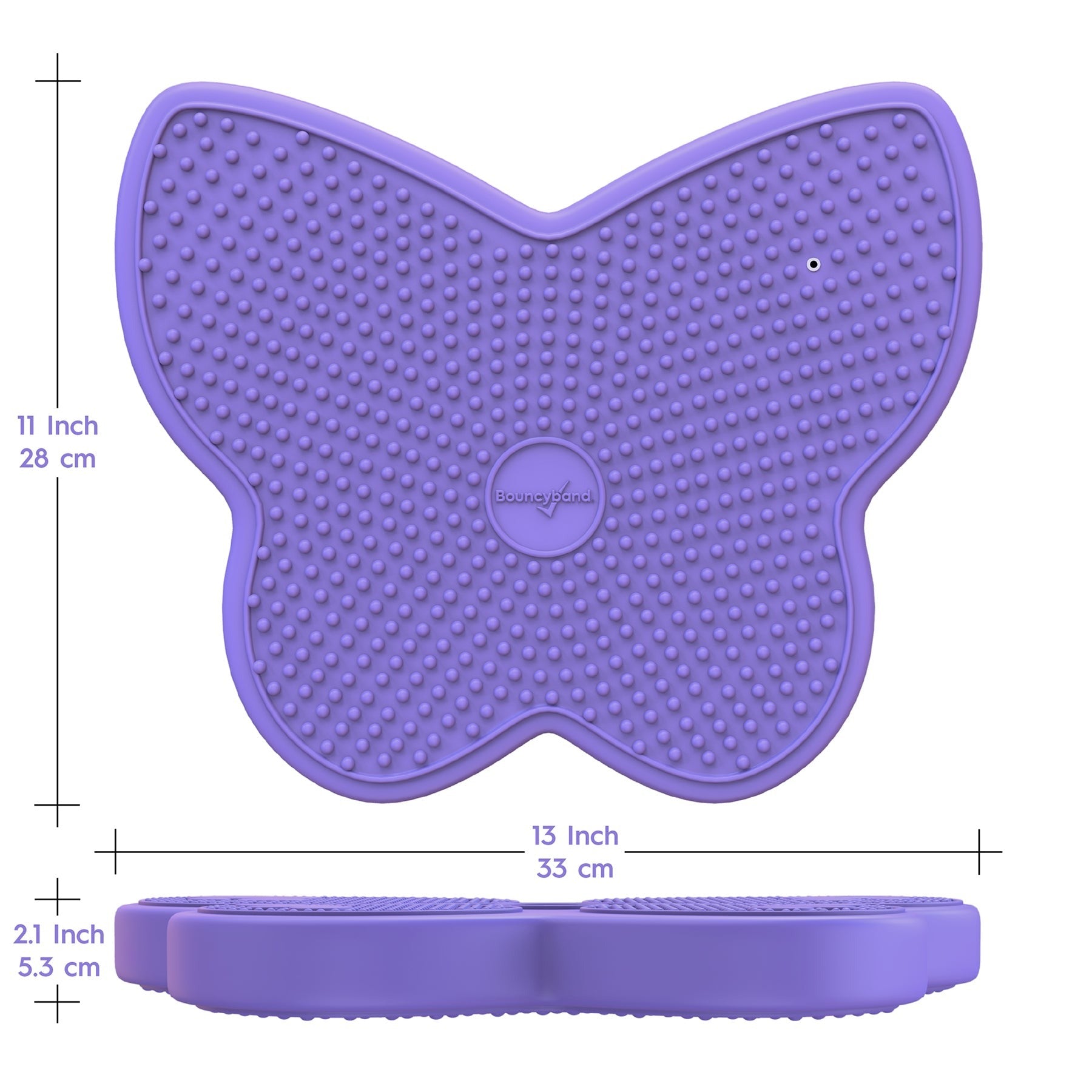Bouncyband Wiggle Seat Purple Butterfly Sensory Cushion