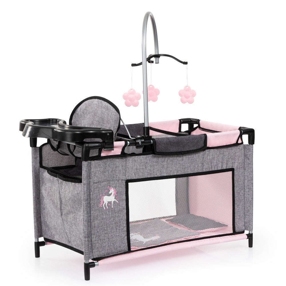 Bayer Design Fairy-Themed Multi-Bed Doll Playset - Grey & Pink