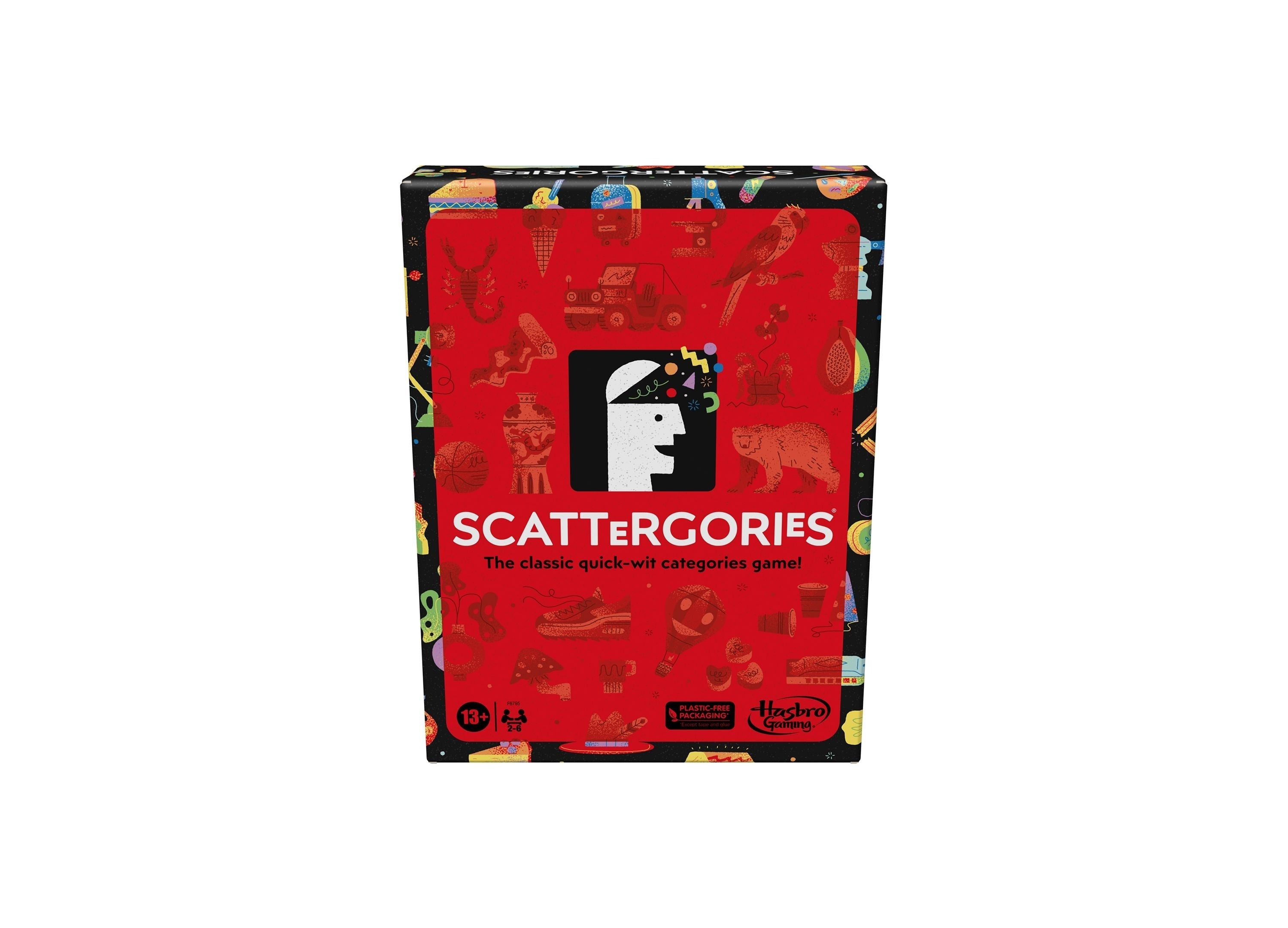 Hasbro Scattergories Classic Fast-Thinking Board Game