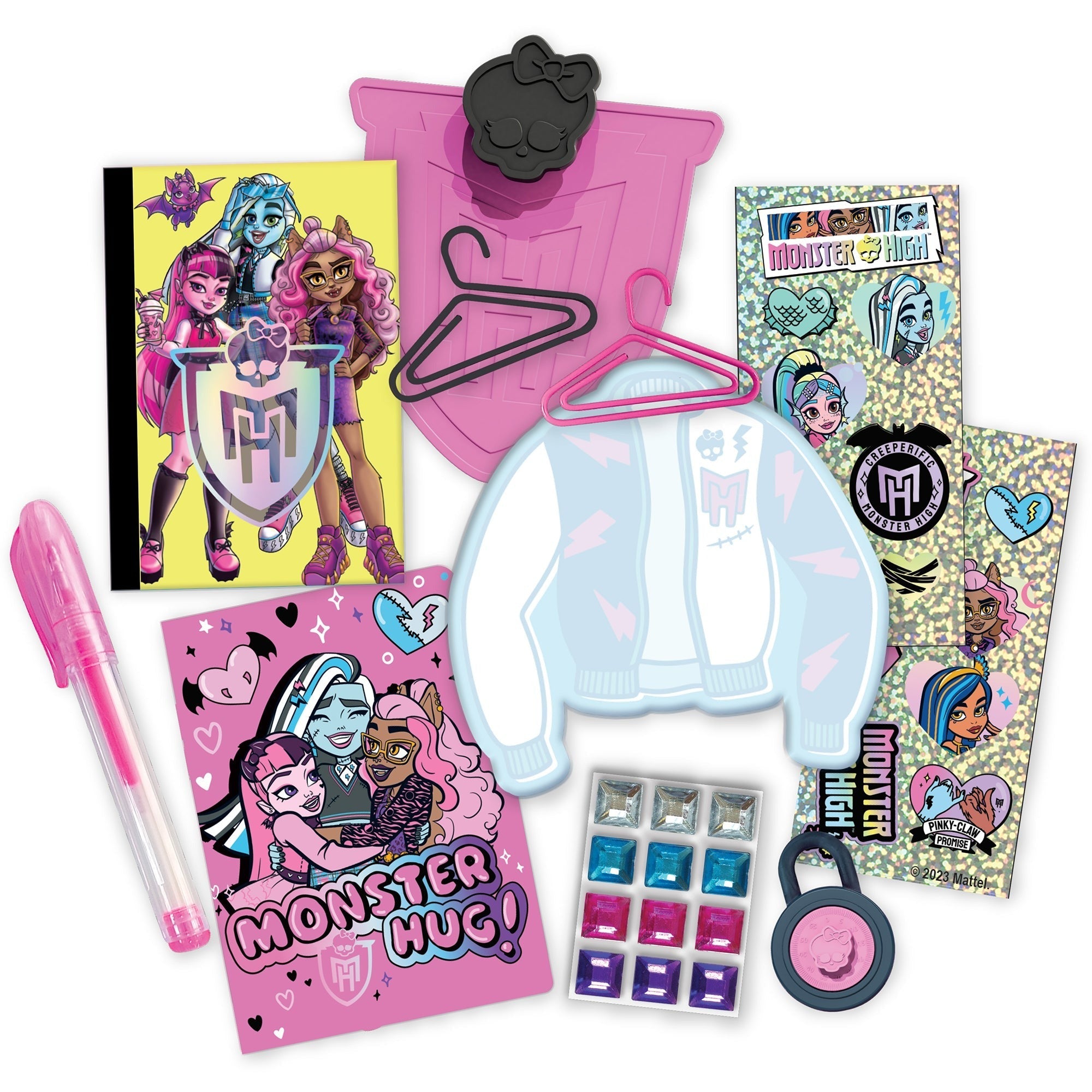 Monster High Locker Activity Set With Journal, Stickers And Stationery