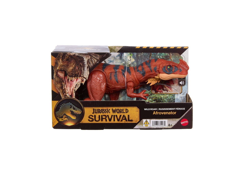 Jurassic World Wild Roar Afrovenator Dinosaur Figure with Lights & Sounds