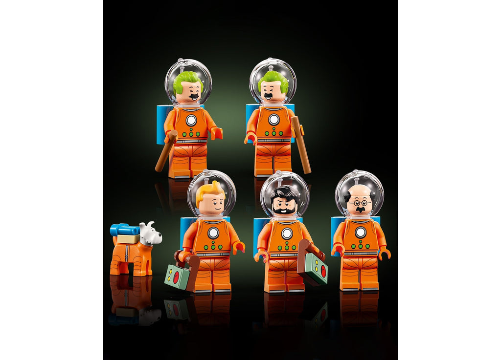 LEGO Ideas Tintin Moon Rocket Building Set - 1,283 Pieces
