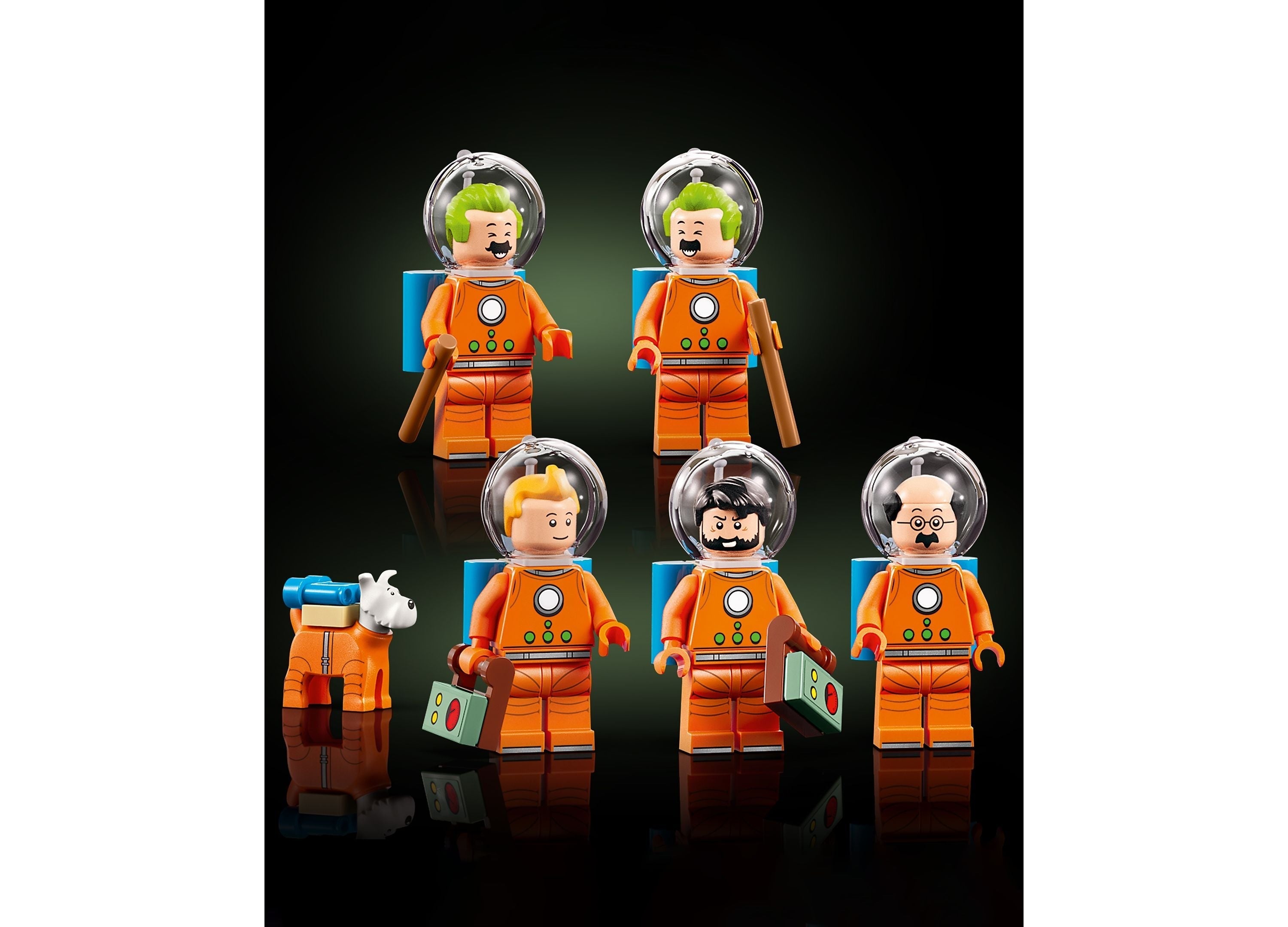 LEGO Ideas Tintin Moon Rocket Building Set - 1,283 Pieces