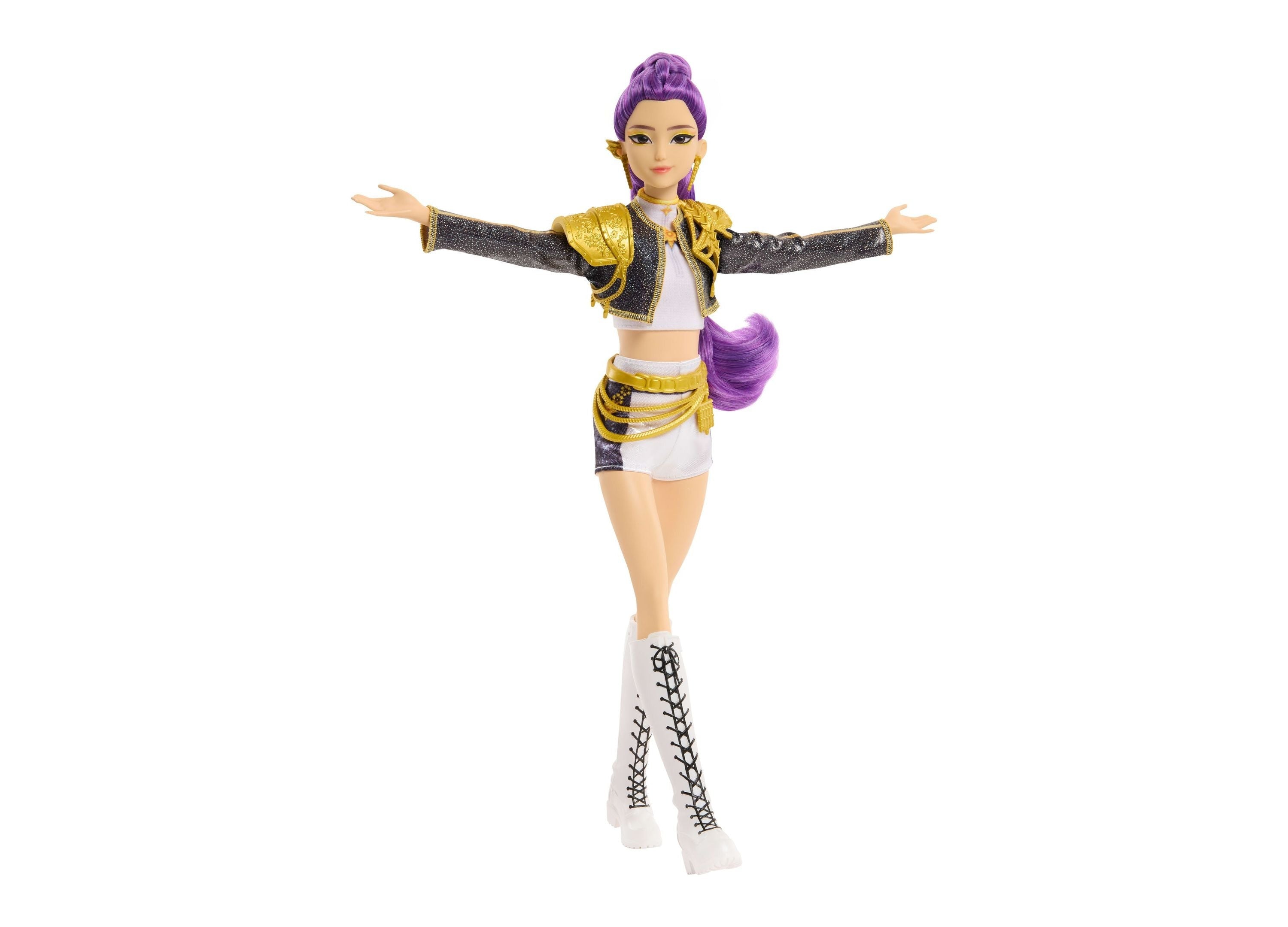 KPop Demon Hunters Rumi Golden 12.75-Inch Singing Fashion Doll with 5 Posable Joints