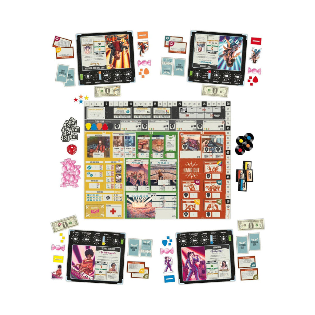 Rock Hard: 1977 - Ultimate Rising Rock Star Board Game