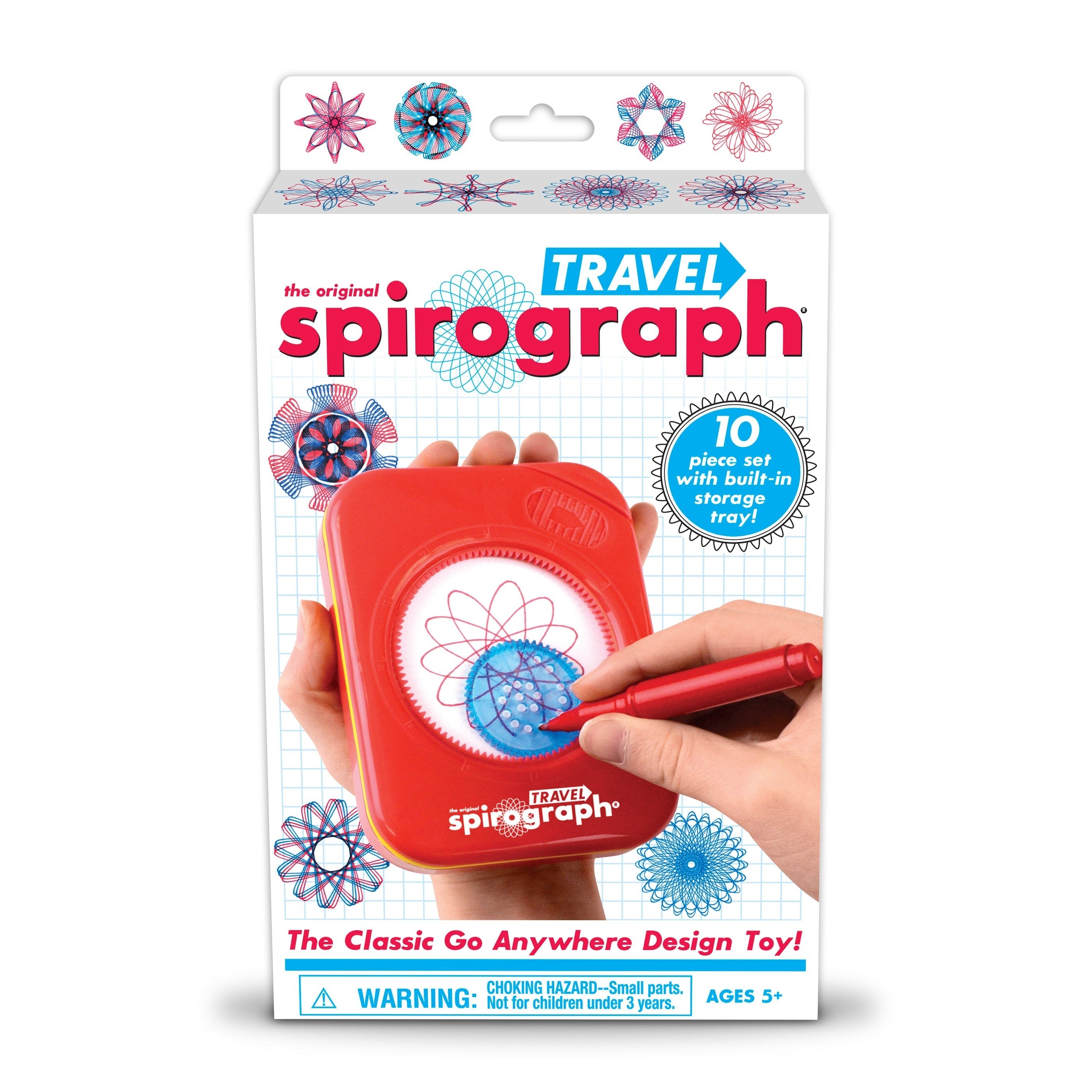 Spirograph Travel Design Studio With Built-In Ring And Storage