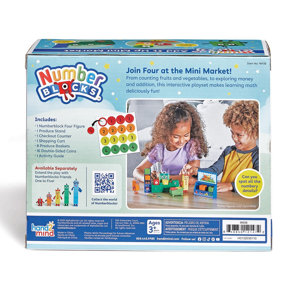Hand2Mind Numberblocks Add It Up Mini Market - Interactive Learning Set