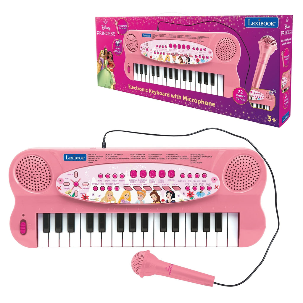 Disney Princess Enchanted Electronic Keyboard with Microphone