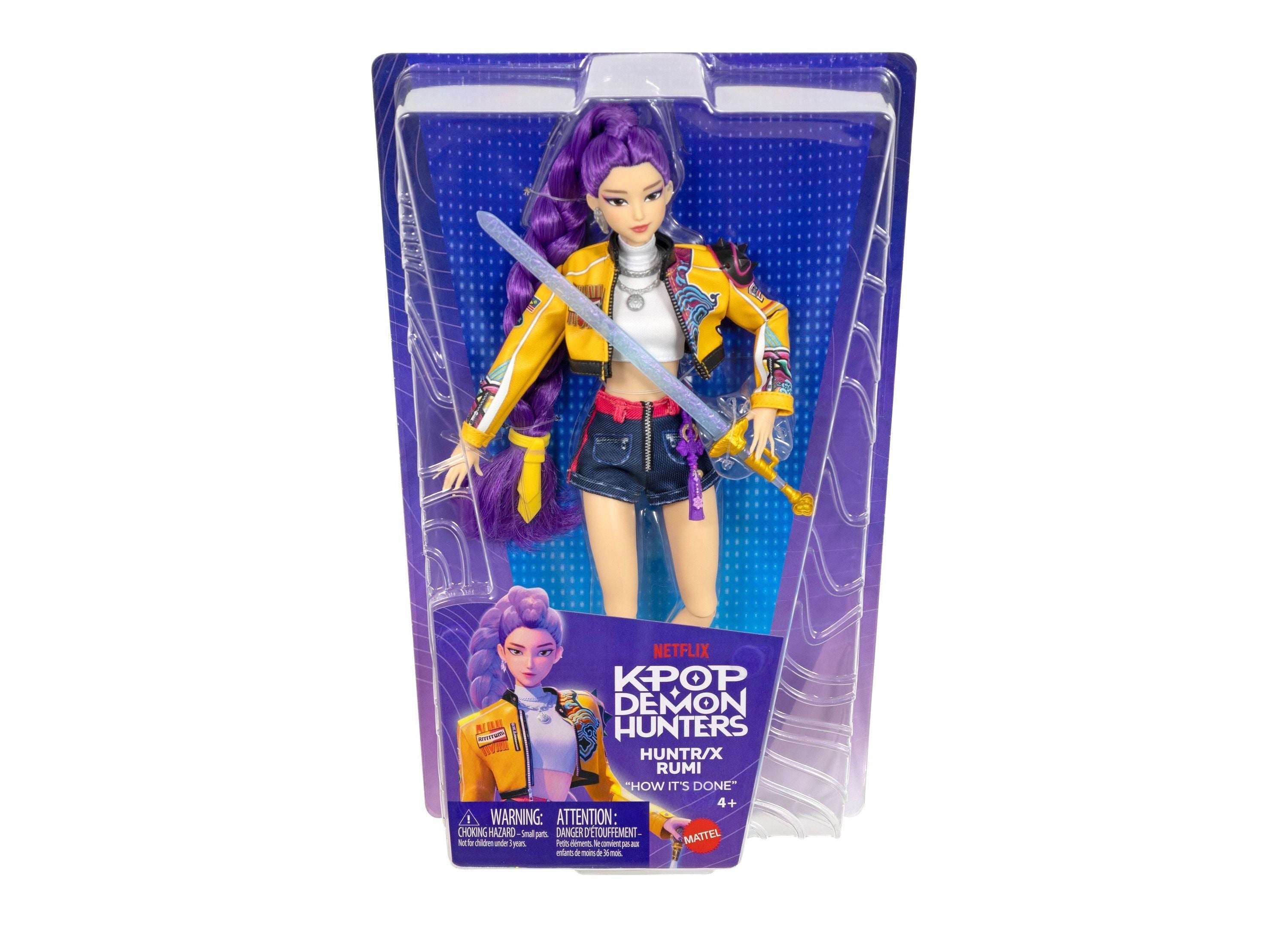 KPop Demon Hunters HUNTR/X Rumi "How It's Done" 11-Inch Fashion Doll With Sword Accessory