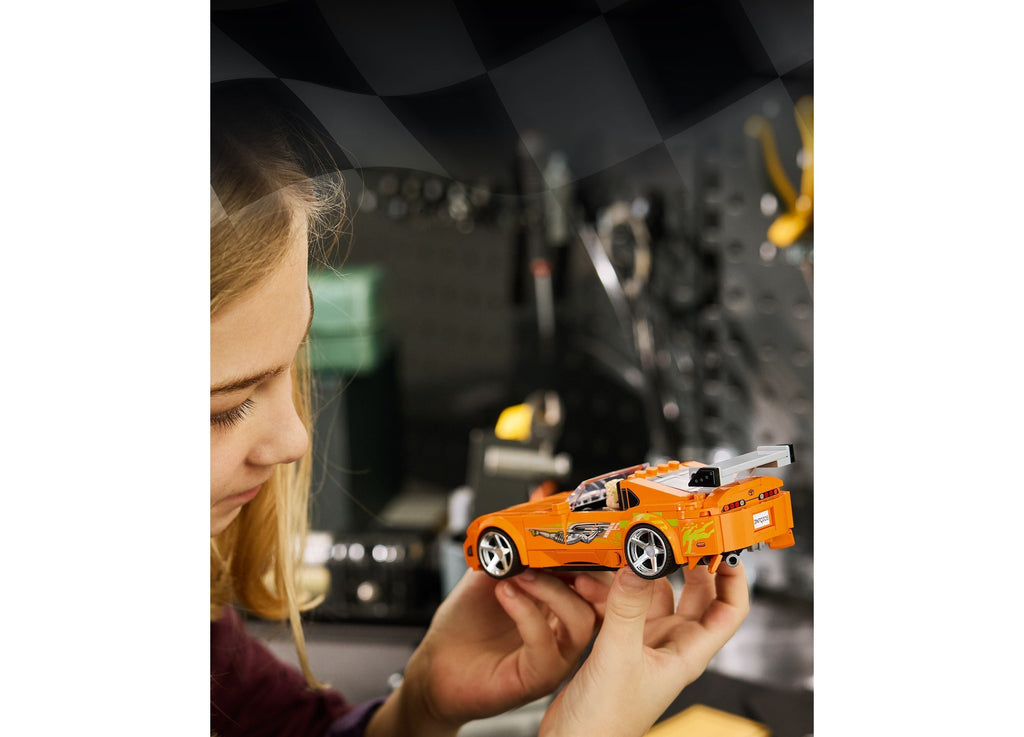 LEGO Speed Champions The Fast And The Furious Toyota Supra MK4 292-Piece Building Set With Brian O'Conner Minifigure
