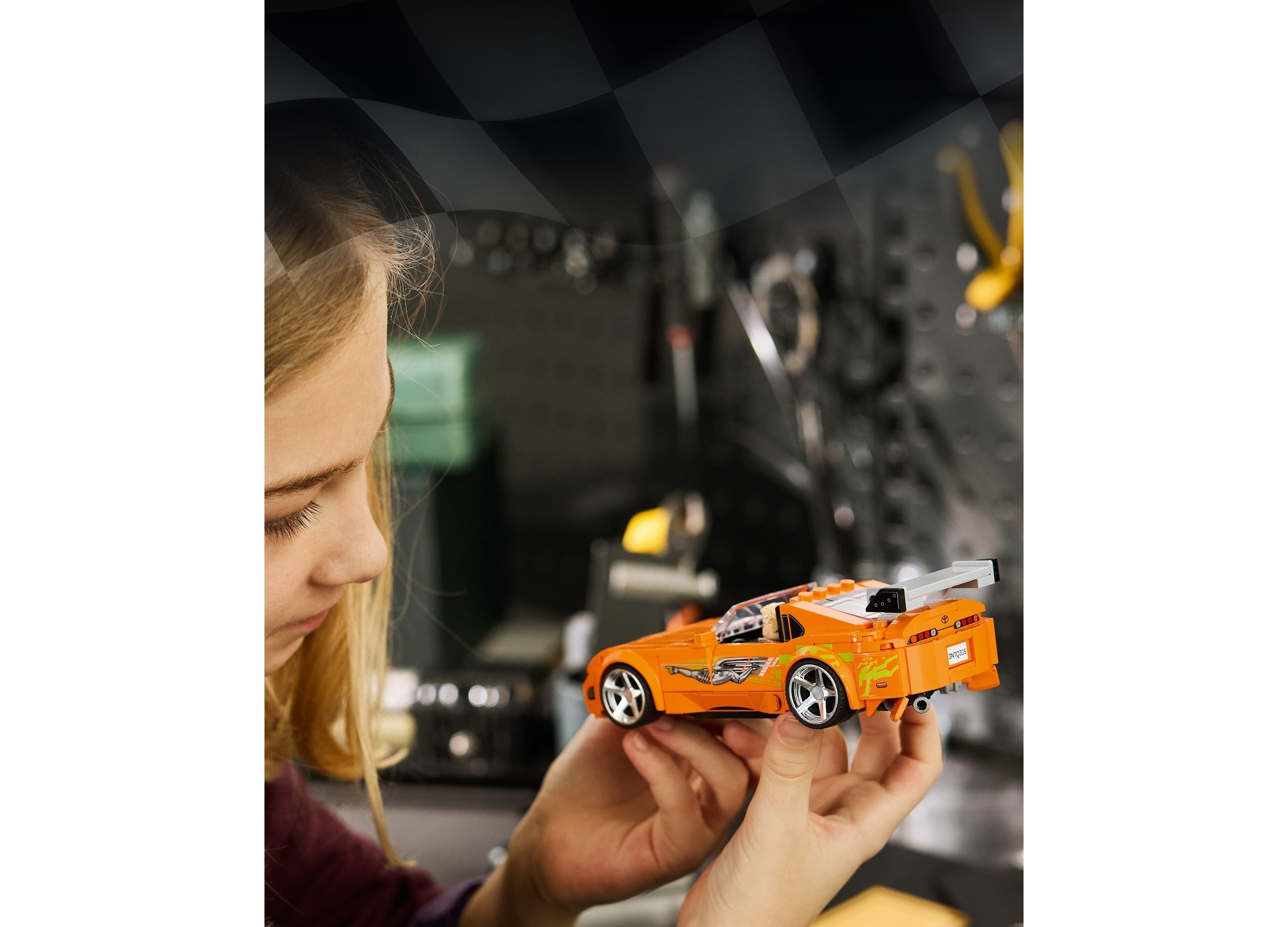 LEGO Speed Champions The Fast And The Furious Toyota Supra MK4 292-Piece Building Set With Brian O'Conner Minifigure