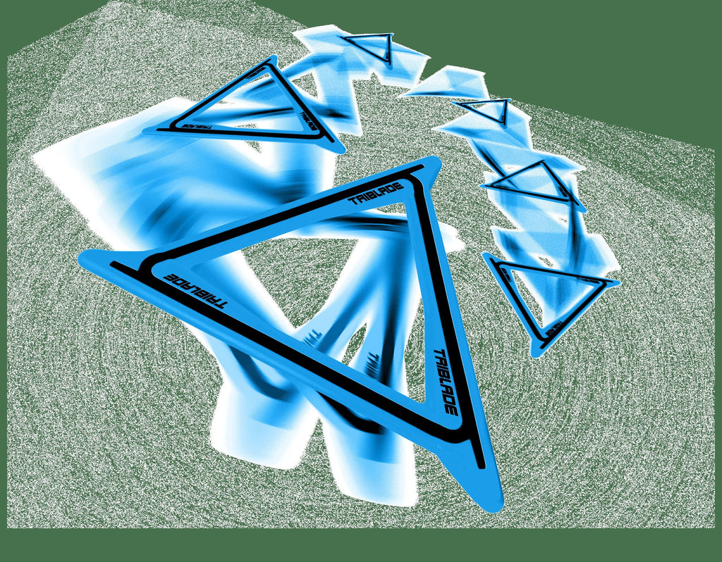 Goliath Sports Aeroflyt Triblade Blue - High-Flying Boomerang Fun
