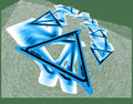 Goliath Sports Aeroflyt Triblade Blue - High-Flying Boomerang Fun