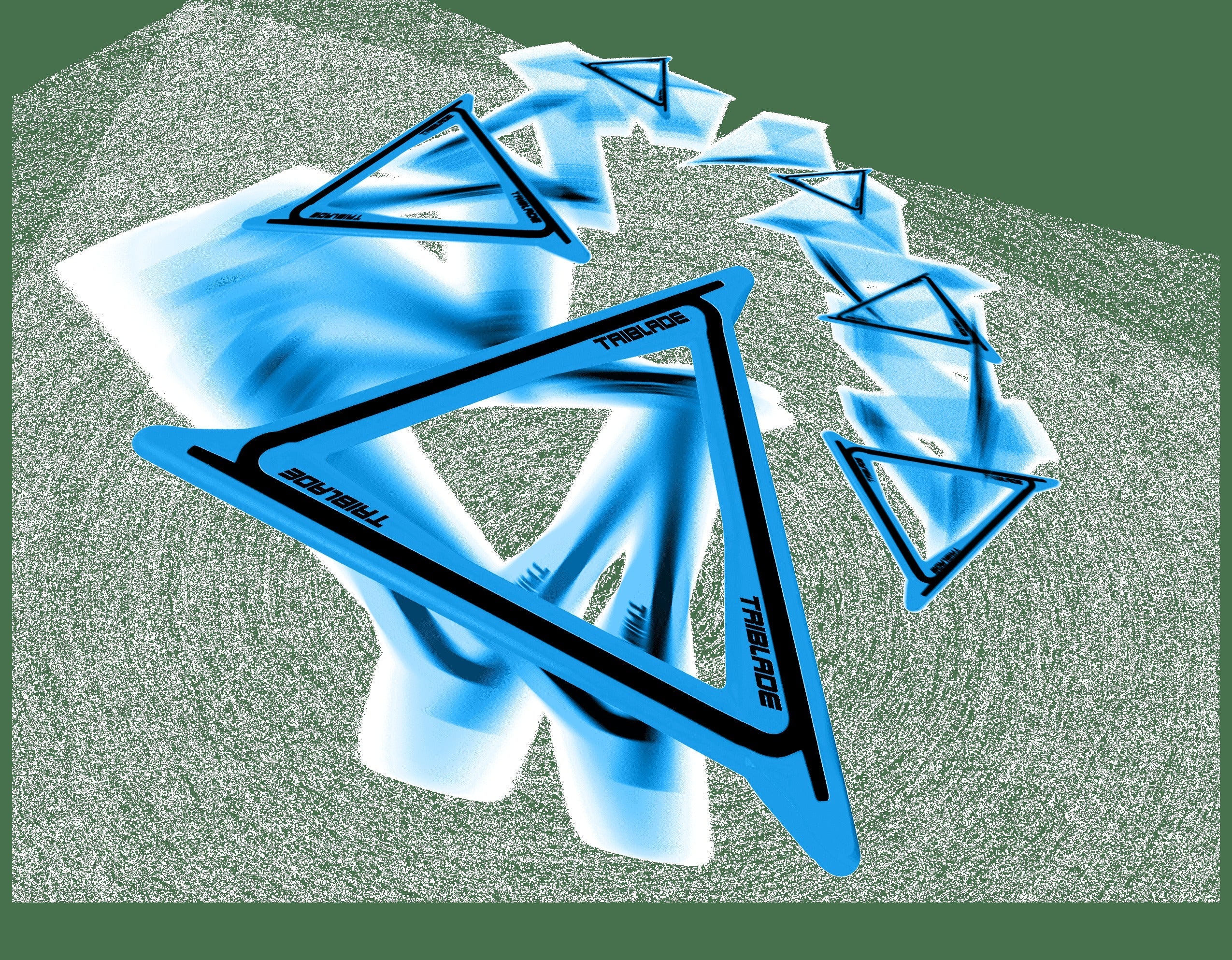Goliath Sports Aeroflyt Triblade Blue - High-Flying Boomerang Fun