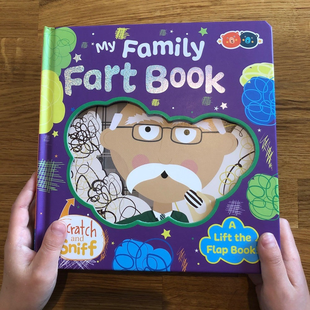Buddy & Barney My Family Fart Scratch & Sniff Board Book