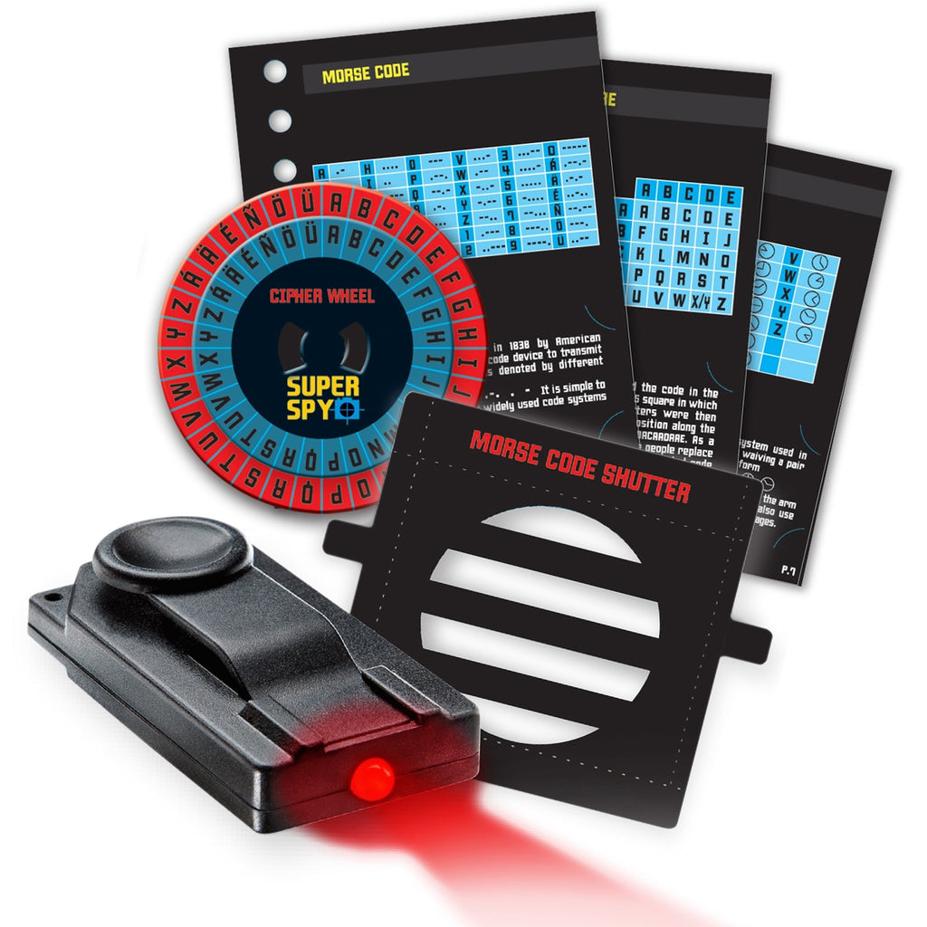KidzLabs Spy Science Kit With Invisible Ink And Morse Code Tools