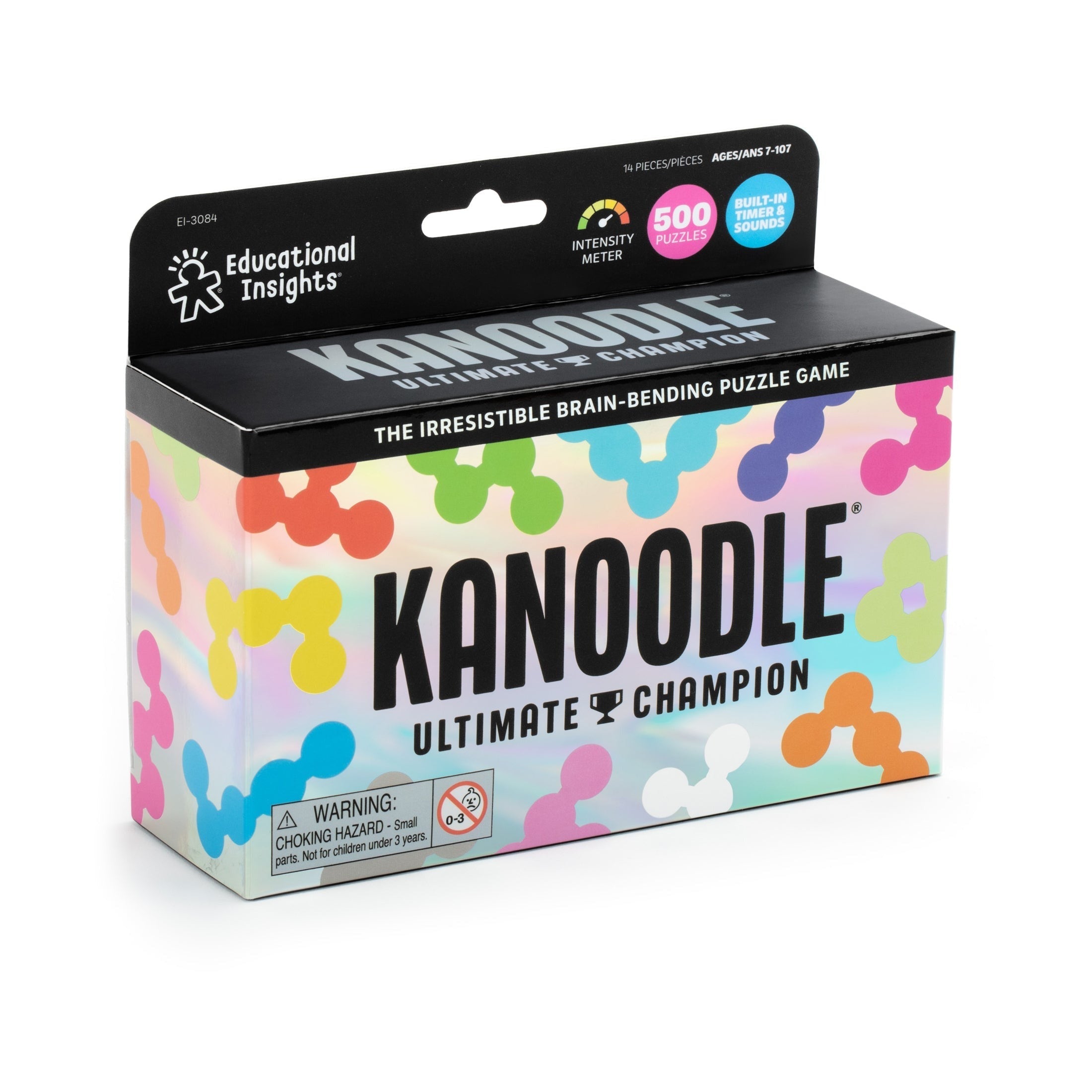 Kanoodle Ultimate Champion 500-Puzzle Brain Teaser Game With Timer